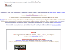 Tablet Screenshot of levrier-editions.com